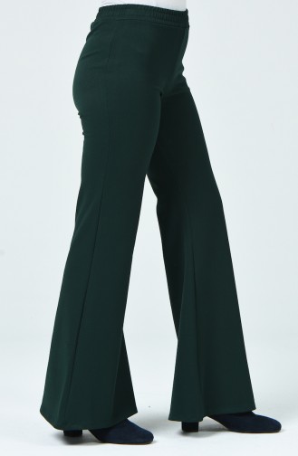 İspanyol Paça Pantolon 1142PNT-02 Koyu Yeşil