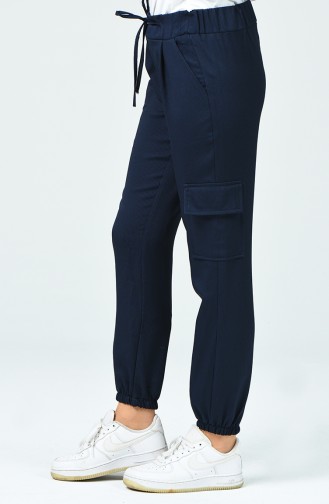 Navy Blue Broek 80128-04