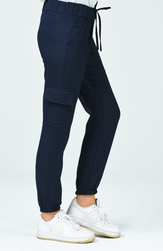 Navy Blue Broek 80128-04