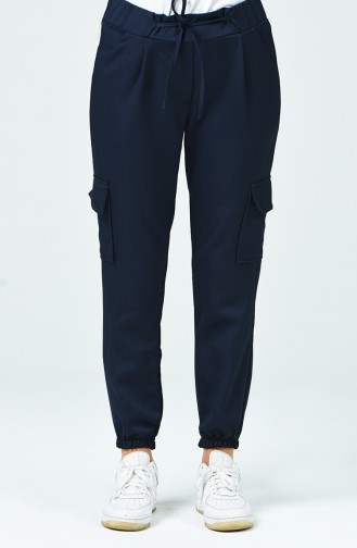 Navy Blue Broek 80128-04