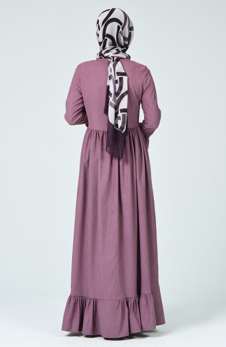 Dusty Rose Hijab Dress 81757-05