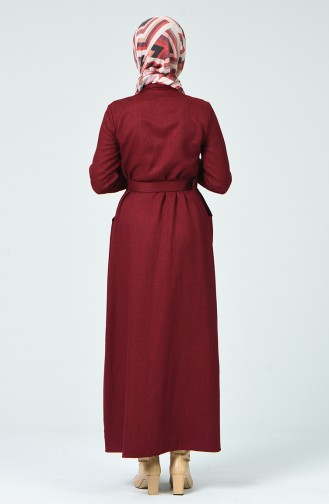 Robe Hijab Bordeaux 9082-02