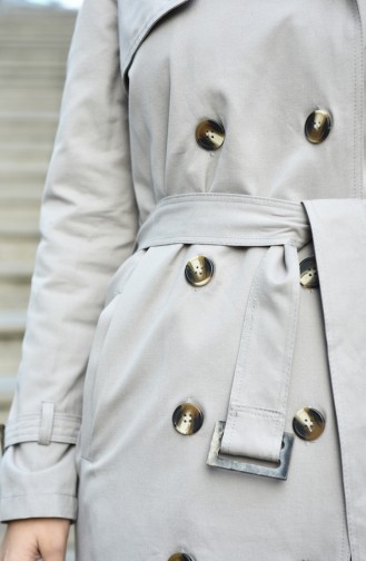 Light Gray Trenchcoat 8097-05