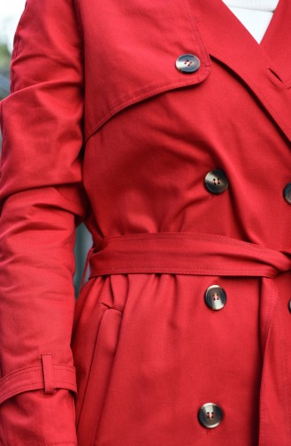 Red Trench Coats Models 8097-06