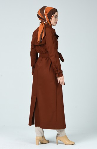Tobacco Brown Trench Coats Models 90004A-01