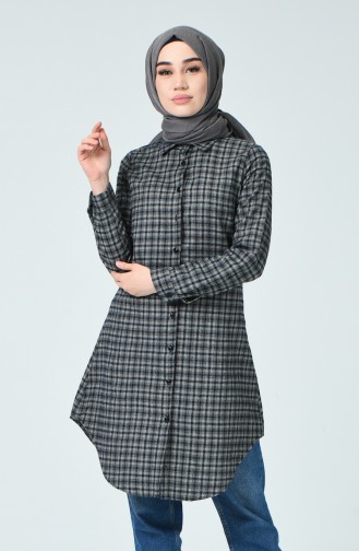 Kareli Tunik 6396-03 Gri