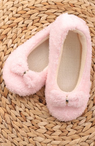 Pink Women`s House Slippers 7005-01