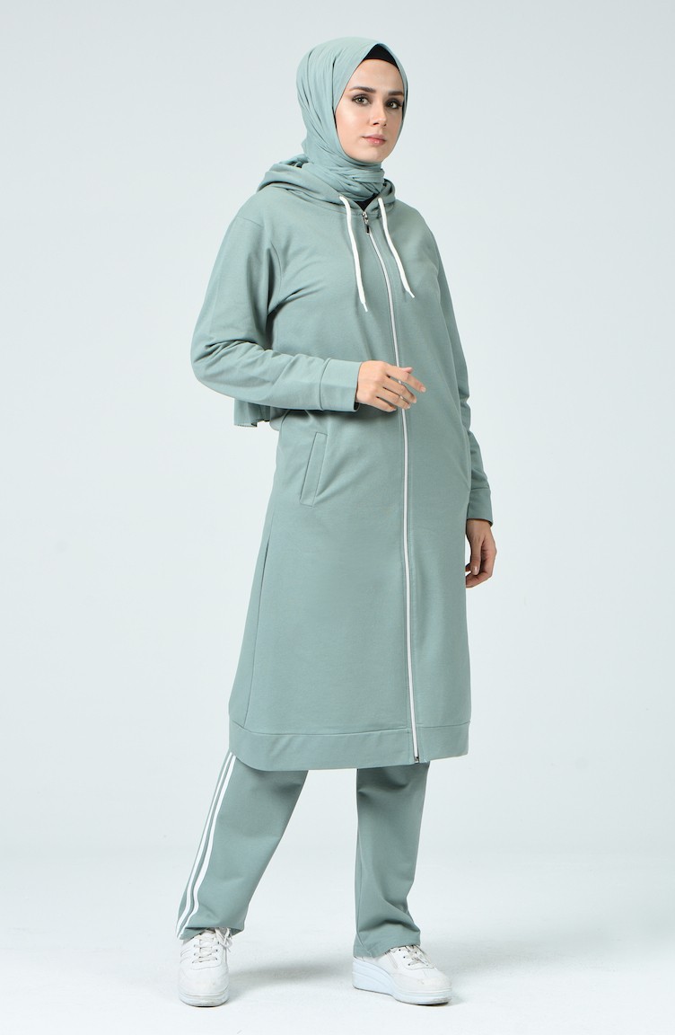 mint green tracksuit
