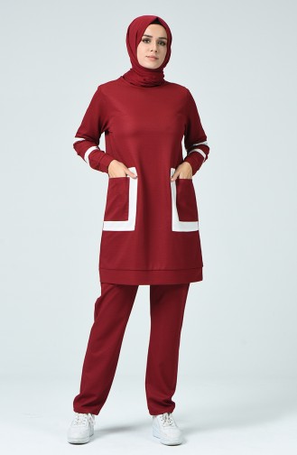 Claret Red Tracksuit 9164-03