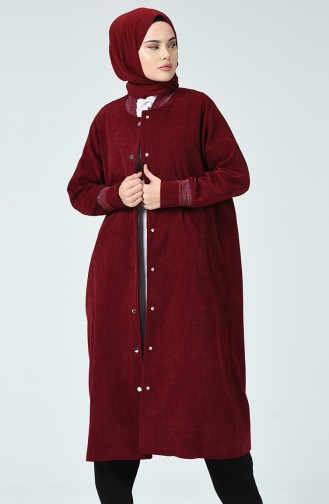 Velvet Cape with Ribbon Bordeaux 35966-02