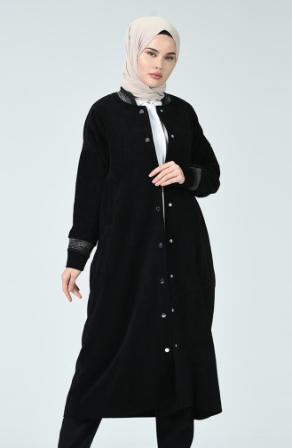 Velvet Cape with Ribbon Black 35966-06