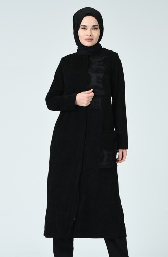 Cape Velours a Frange 35980-01 Noir 35980-01