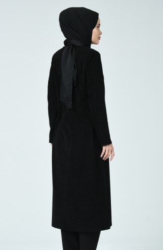 Velvet Cape with Tassels Black 35980-01