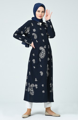 Navy Blue Tuniek 0404-04