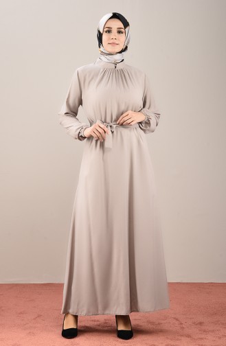 Mink Hijab Dress 10143-08