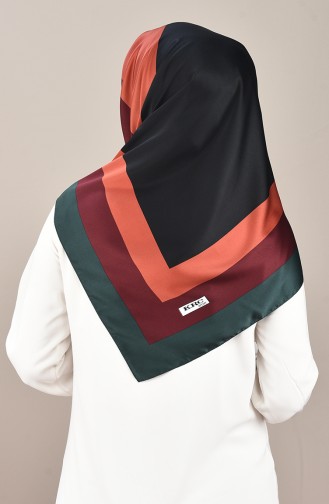 Karaca Rayon Eşarp 90640-01 Zümrüt Yeşili Kiremit