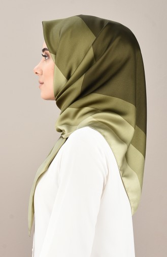 Karaca Rayon Scarf Green Khaki 90640-10