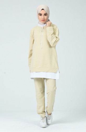 Beige Tracksuit 19028-08