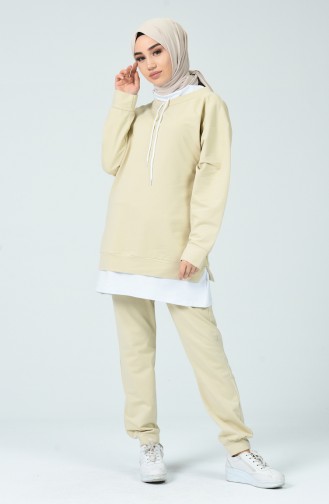 Beige Tracksuit 19028-04