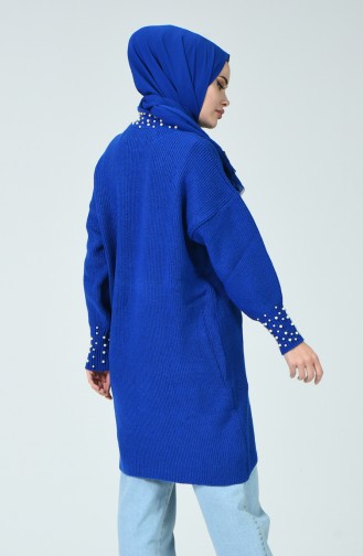 Triko İncili Kazak 0002-01 Saks