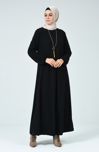 Robe Avec Collier 0024-05 Noir 0024-05