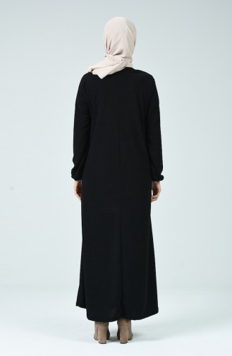 Black Hijab Dress 0024-05