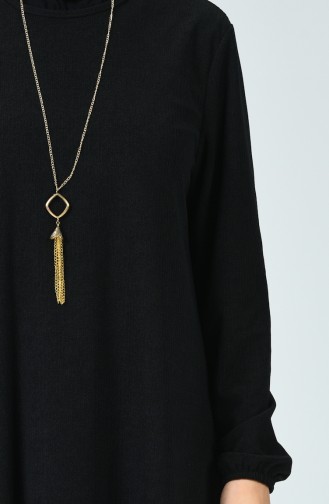 Robe Avec Collier 0024-05 Noir 0024-05