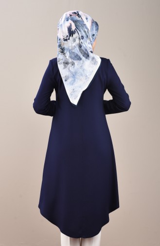 Navy Blue Tuniek 8102-07