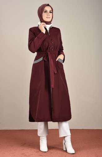 Claret Red Raincoat 35959-02