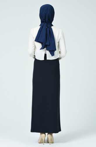 Navy Blue Skirt 3105-03