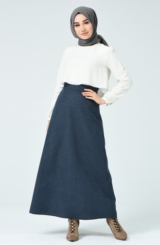 Navy Blue Skirt 6403-04