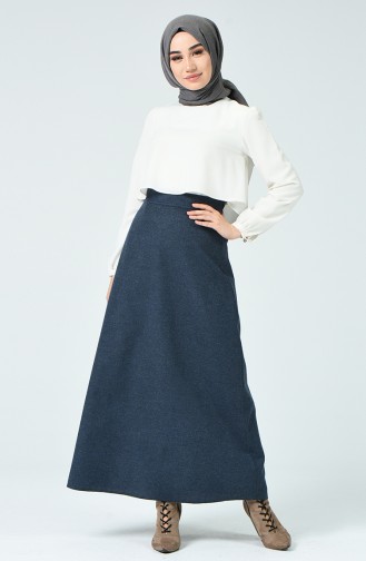 Navy Blue Skirt 6463-02