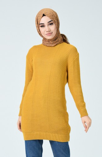 Tricot Sweater Mustard color 1930-02