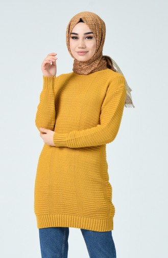 Tricot Sweater Mustard color 1930-02