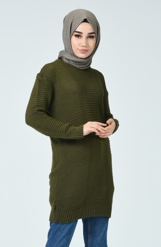 Tricot Sweater Khaki 1930-07