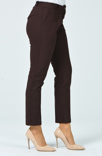 Klasik Cep Detaylı Pantolon 1131PNT-04 Kahverengi