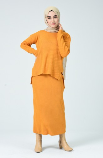 Trikot Pullover Rock Doppel Set 0008-01 Senf 0008-01