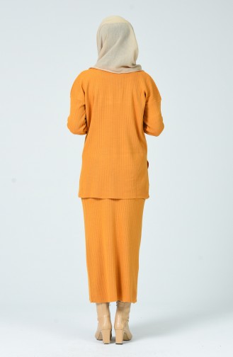 Trikot Pullover Rock Doppel Set 0008-01 Senf 0008-01