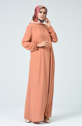 Onion Peel Hijab Dress 0023-03