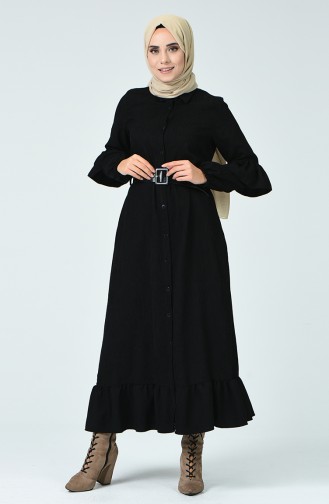 Robe Hijab Noir 5019-04