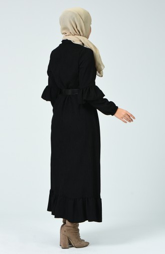 Black Hijab Dress 5019-04