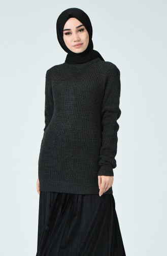 Anthracite Hijab Dress 1085-03