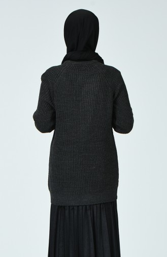 Anthracite Hijab Dress 1085-03