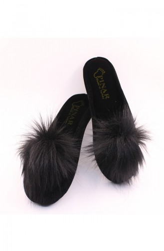 Black Woman home slippers 30-01