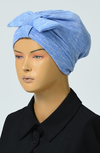 Bow Tie Tricot Bonnet Blue 0041-01