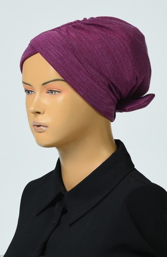 Bonnet Tricot a Noeud 0041-03 Pourpre 0041-03