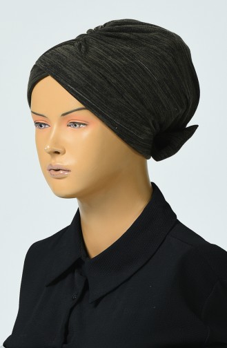 Bonnet Tricot a Noeud 0041-06 Khaki 0041-06