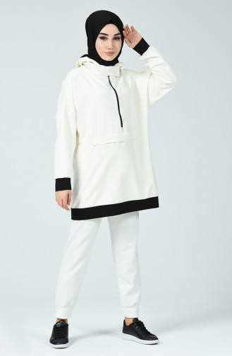 Ecru Tracksuit 19025A-03