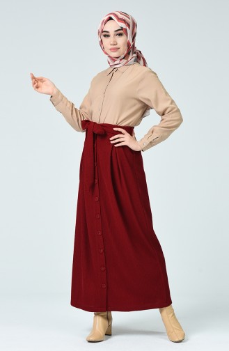 Claret Red Skirt 3110-05