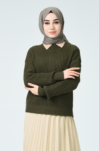 Khaki Sweater 0536-01